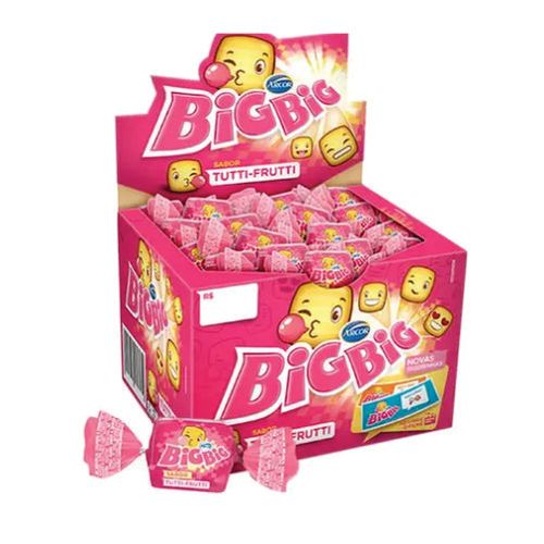 Chiclete Big Big Tutti Frutti C/ 100 Un Arcor
