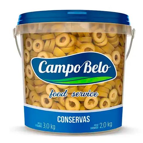Azeitona Verde Fatiada Balde 1,8 Kg Mucho Gusto