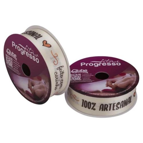 Fita Cetim 003 Artesanal 10 Metros Progresso