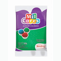 Açúcar Colorido Verde 500 Gr Mavalério