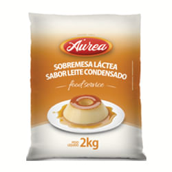 Leite Condensado Sobremesa Lactea Bag 2 Kg Áurea
