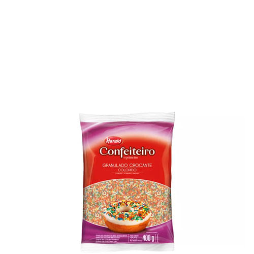 Chocolate Granulado Colorido 400 Gr Harald