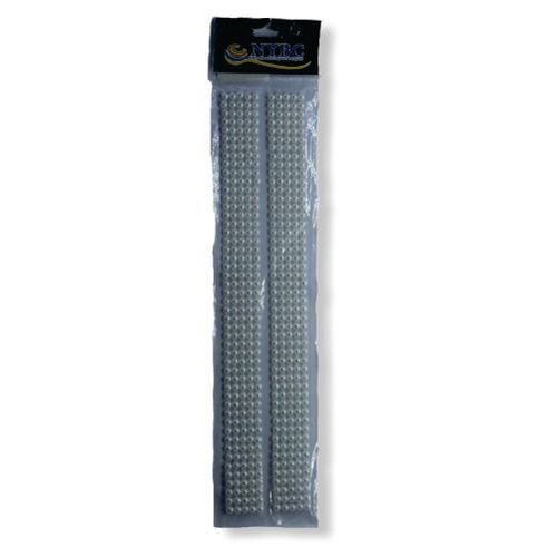 Cartela De Adesivo Meia Perola Tira 8 Mm Cor 101 Branco (96511) Nybc
