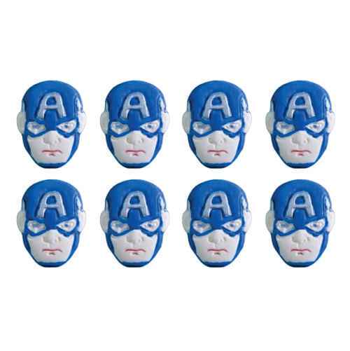 Biscuit Comestivel Capitão America 8un (479) Jady