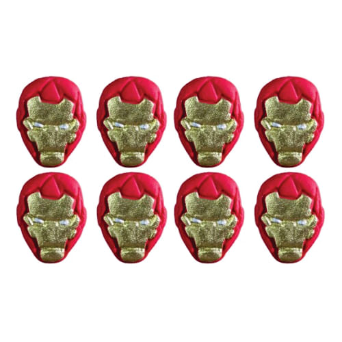 Biscuit Comestivel Homem De Ferro C/ 8 Un (386) Jady