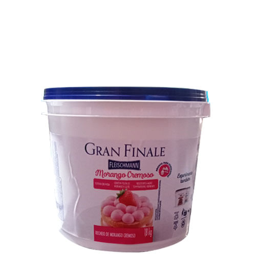 Recheio Morango Cremoso 1,8 Kg Granfinale