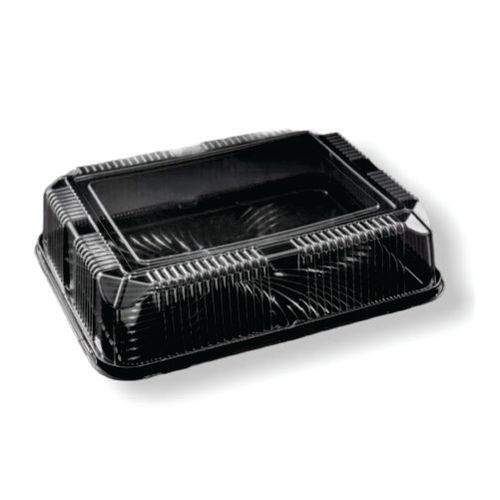 Emb. P/ Bolo Retangular Fpn 78mpr Preta 43,5x34,5x11,9cm C/ 10 Un Hiperpack