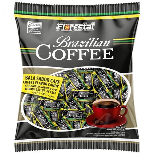 Bala Brazilian Coffee Café/Leite 500 Gr Florestal