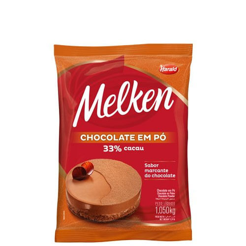 Chocolate Em Pó 33% 1,01 Kg Melken Harald