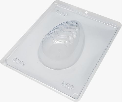 Forma Silicone Ovo Vazado Estriado 250 Gr (9561) Bwb