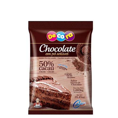 Chocolate Em Pó 50% 1,05 Kg Cacau Foods