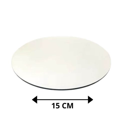Prato Cake Board Mdf Redondo Liso 15 Cm (1781) Zaza