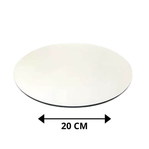 Prato Cake Board Mdf Redondo Liso 20 Cm (1780) Zaza