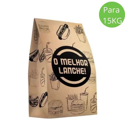 Saco Delivery Sos 15 Kg Imp 24x14x34cm C/ 100 Un
