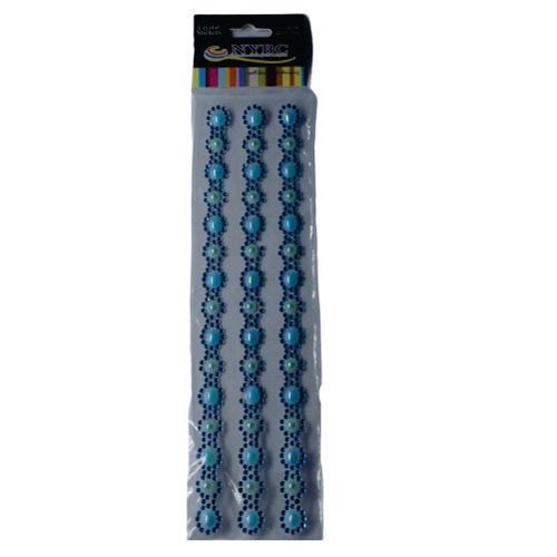 Cartela De Adesivo Mixer 42 Cor 98 Azul Nybc