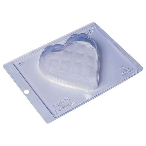 Forma Silicone Coração Almofadinha 500 Gr (*2) Porto Formas