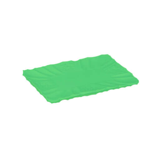 Bandeja Floral Media Verde Bandeira Ceramica 19 X 26 Cm (8400) Elaine