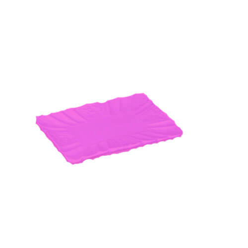 Bandeja Floral Pequena Rosa Bebe Ceramica 15 X 22 Cm (8401) Elaine