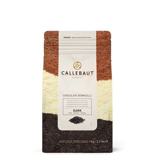 Vermicelli Chocolate Amargo Granulado 1kg Mona Lisa Callebaut