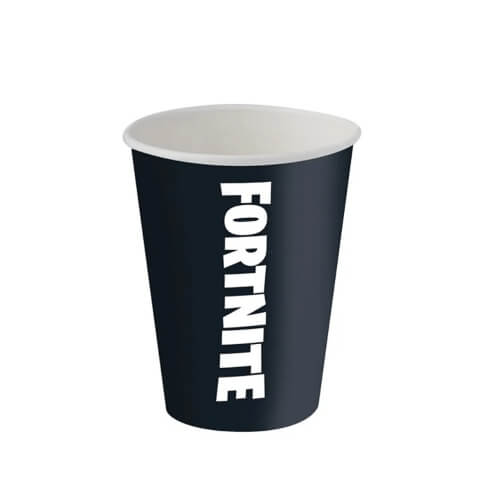 Copo Descartavél Papel 200 Ml Fortnite C/ 8 Un Festcolor