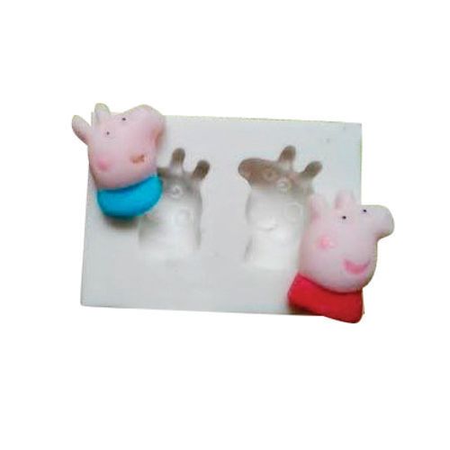 Molde Silicone Peppa E George (159-03) Mzlcriação