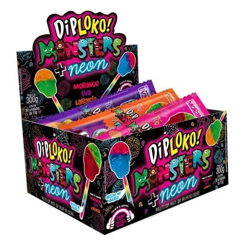 Diploko Neon Caveira 30x10 Gr Danilla