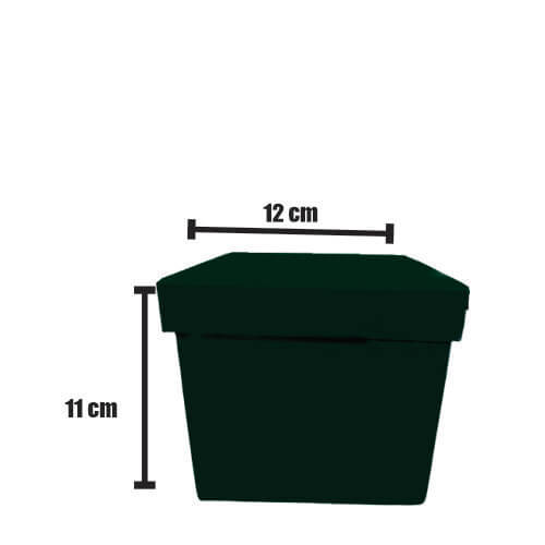 Caixa Box Quadrada P Verde Musgo Marloch