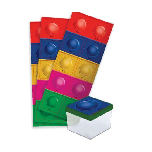 Adesivo Quadrado Pop It C/ 30 Un Festcolor