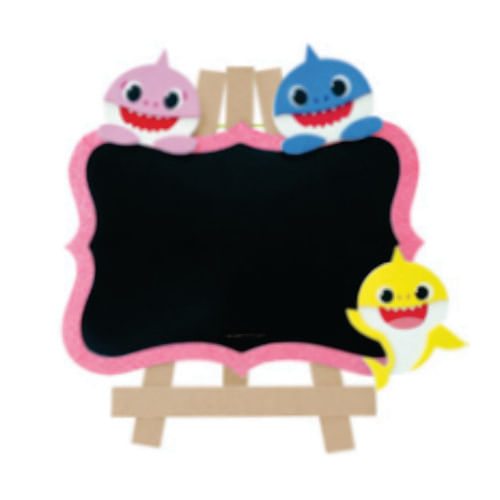 Lousa Provençal Baby Shark Rosa (Bs0003) Grintoy