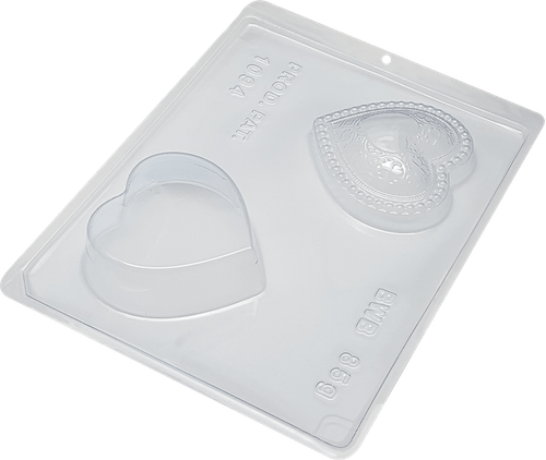 Forma Silicone Coração Porta Joias (*1094) Bwb