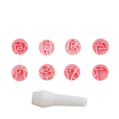 Kit Carimbo Flork Rosa Bebe Bluestar