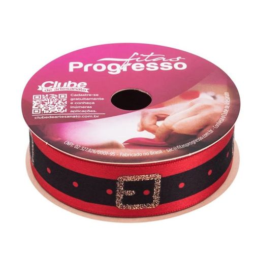 Fita Cetim Estp Natal 005 10 Metros Progresso