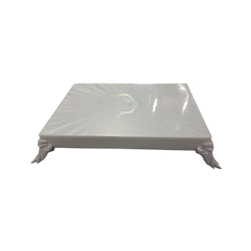 Bandeja Romana Retangular 20x15 Cm Branca Havetech