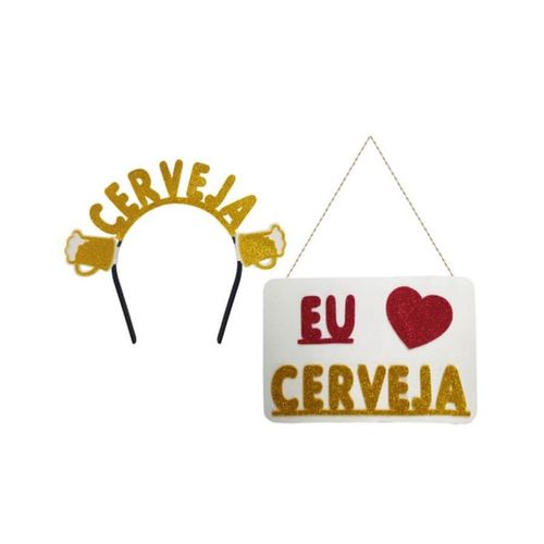 Kit Carnaval Eu Amo Cerveja Grintoy