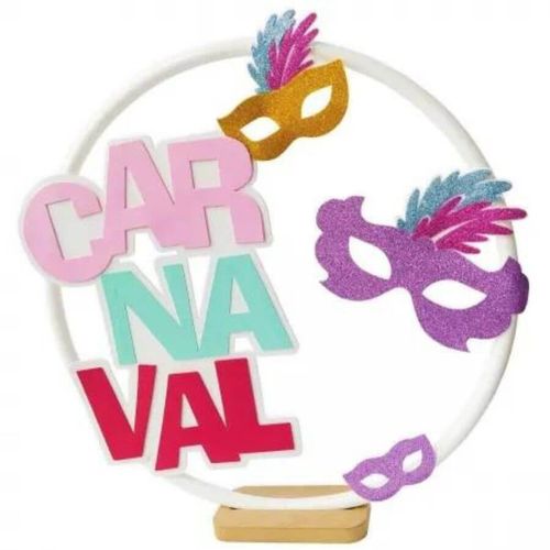Aro Decorativo Carnaval 45cm Grintoy
