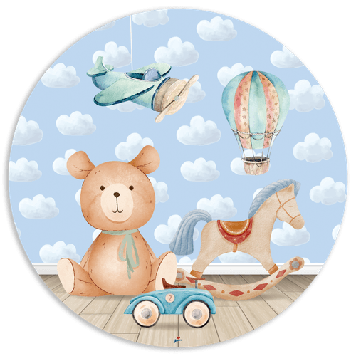 Painel Redondo Brinquedo Toys Junco