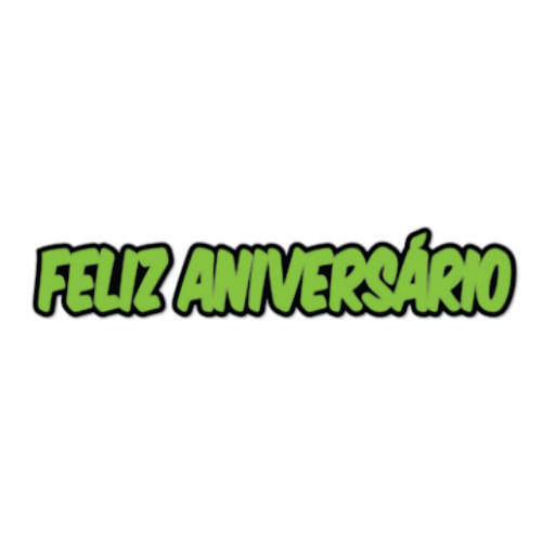 Faixa E.V.A Feliz Aniversario Verde Neon (Fa0145) Grintoy