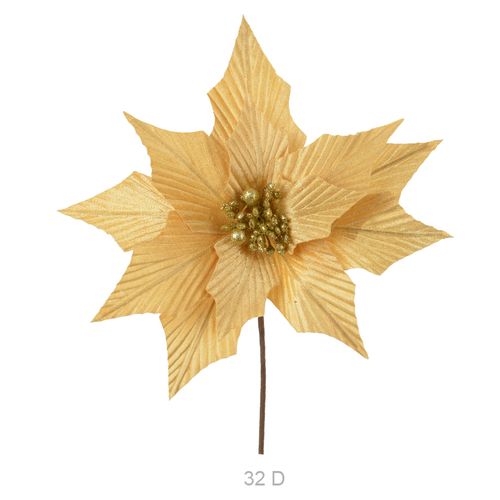 Haste Bico De Papagaio Dourado 25cm (79177003) Flor Arte