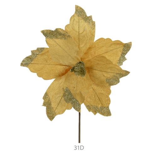 Haste Bico Papagaio Dourado 26 Cm (44697002) Flor Arte