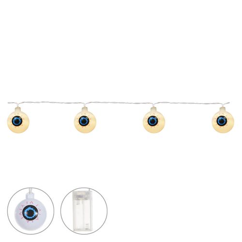 Enfeite Halloween Fio Led Olhos 1,8 M (49309001) Flor Arte