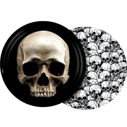 Prato 18 Cm Halloween C/ 8 Un Regina