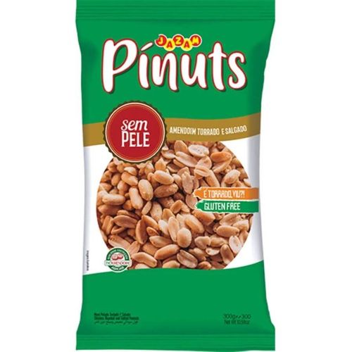 Amendoim Torrado E Salgado 300 Gr Pinuts Jazam