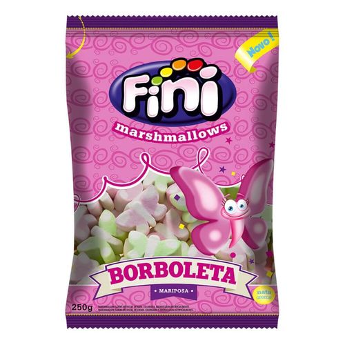Marshmallow Borboleta 250 Gr Fini