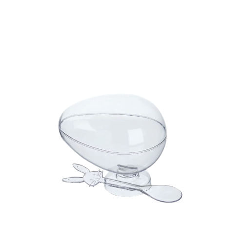 Embalagem Acrilica Ovo De Colher 250/350 Gr Festplastik