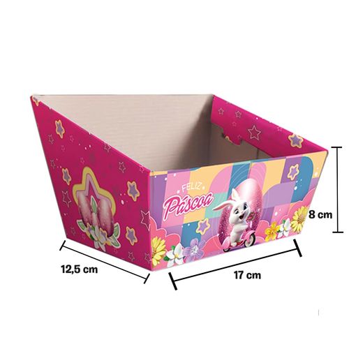 Cesta Trapezio M 17x12,5x8 Cm Glitter Jr