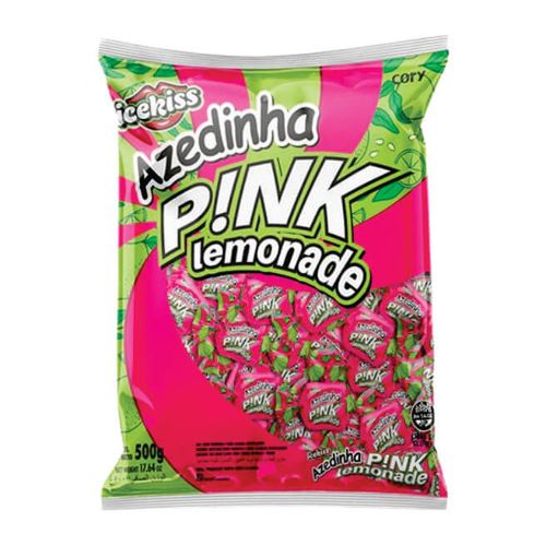 Bala Mastigavel Azedinha Pink Lemonade 500 Gr Cory