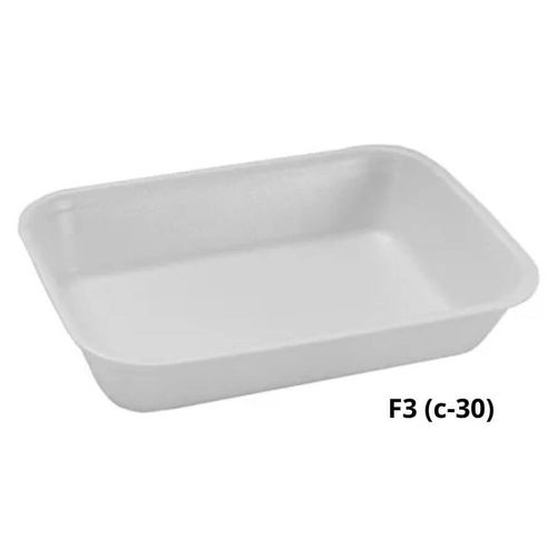 Bandeja Isopor F3 (C-30) Branca C/ 400 Un