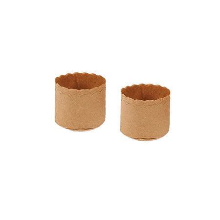 Formas De Panetone Kraft 100 Gr C/ 100 Un (7060) Ecopack