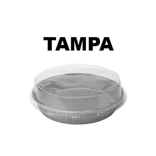 Tampa Plástica Pie 90x20 C/ 100 Un Ecopack
