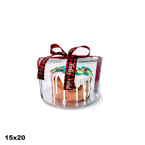 Embalgem Cake Cover Transparente 15x20 C/ 5 Un Flip